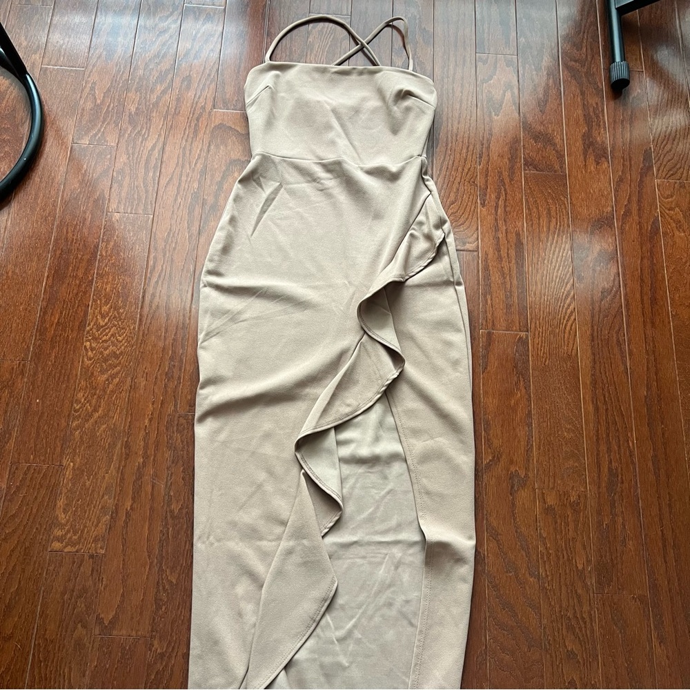 Windsor Tan Formal Dress